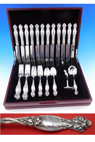 Frontenac by International Sterling Silver Flatware Service 12 Set 51 pcs Dinner
